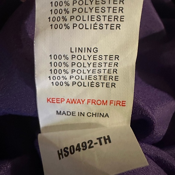 True Decadence ~ Size 14 Tall ~ Purple Halterneck Ruffled Long Maxi Dress - Picture 11 of 13